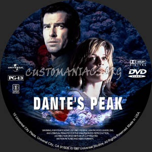 Dante's Peak dvd label