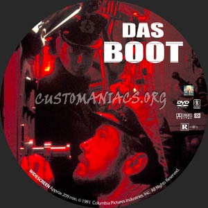 Das Boot dvd label