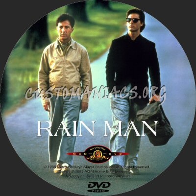 Rain Man dvd label