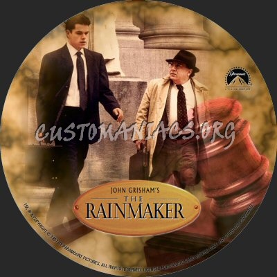The Rainmaker dvd label