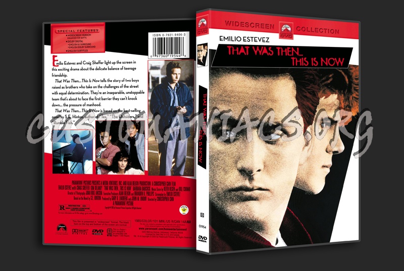 That Was Then This is Now dvd cover