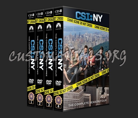 CSI: NY Seasons 1-4 dvd cover