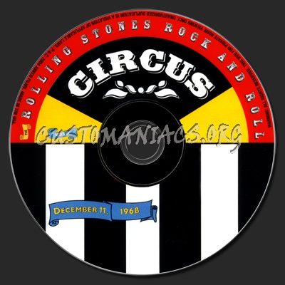 Rolling Stones: Rock and Roll Circus dvd label