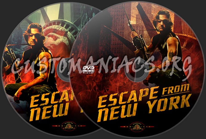 Escape from New York dvd label