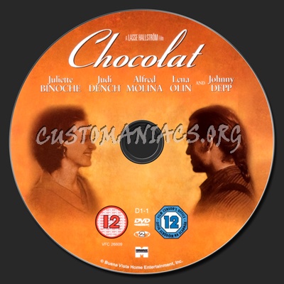 Chocolat dvd label