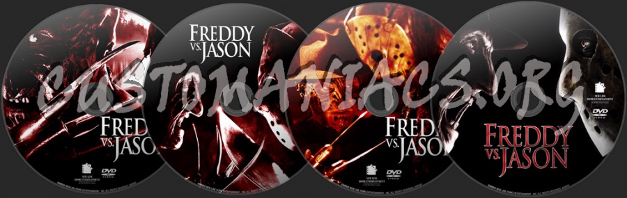 Freddy Vs Jason dvd label