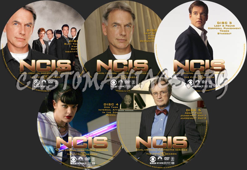 NCIS Season 5 dvd label