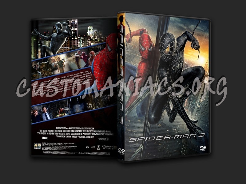 Spider-man 3 dvd cover