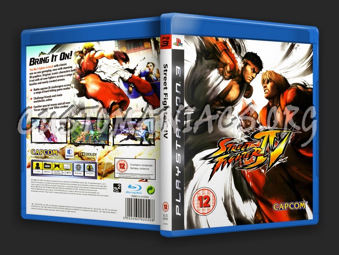 Street Fighter IV dvd cover