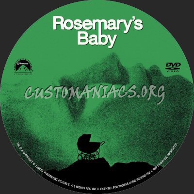 Rosemarys Baby dvd label