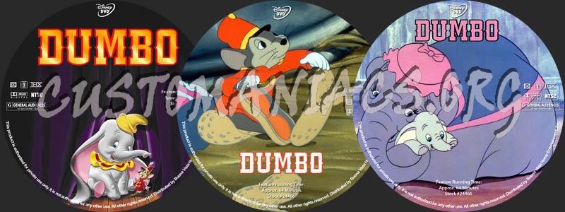 Dumbo dvd label