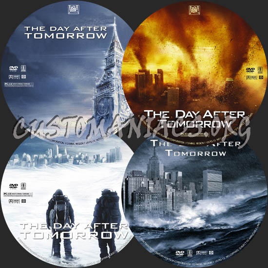 The Day After Tomorrow dvd label