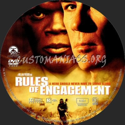 Rules of Engagement dvd label