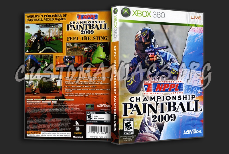 NPPL Championship Paintball- 2009 dvd cover