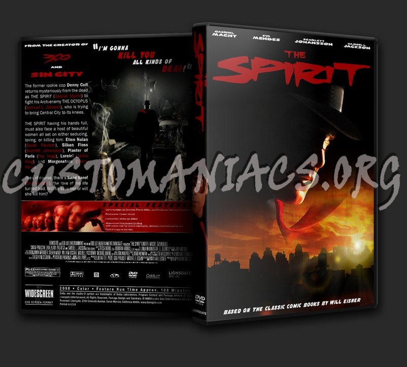The Spirit dvd cover