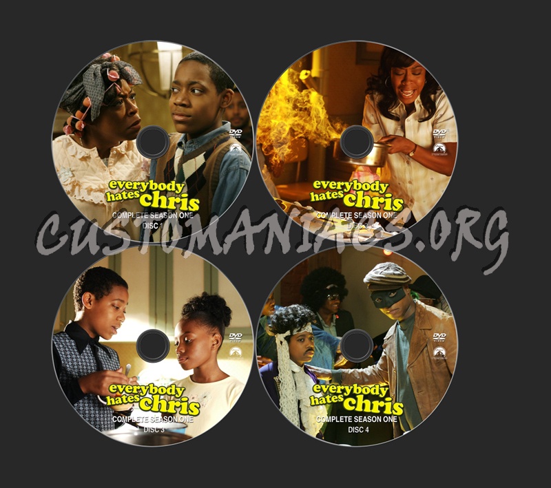 Everybody Hates Chris Season 1 dvd label