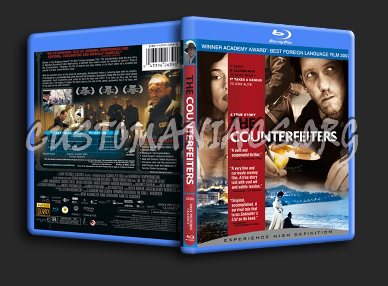 The Counterfeiters blu-ray cover