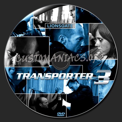 Transporter 3 dvd label