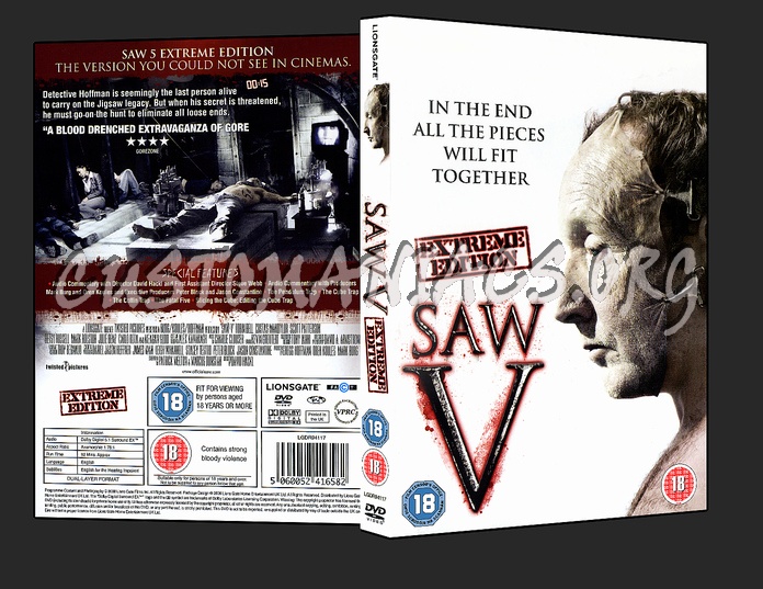Saw V dvd cover
