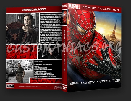 Spider-man 3 dvd cover