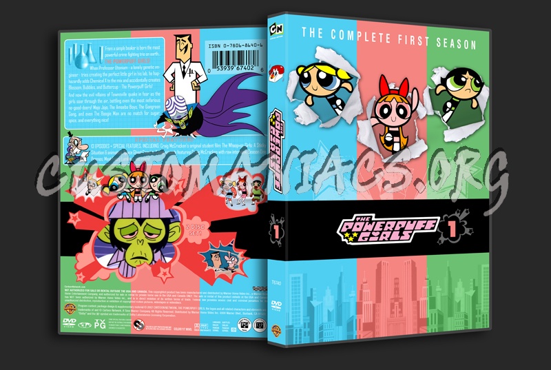 The Powerpuff Girls Season 1 dvd cover