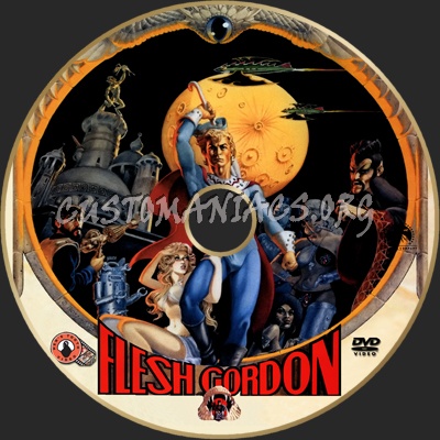 Flesh Gordon dvd label