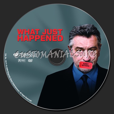 What Just Happened dvd label
