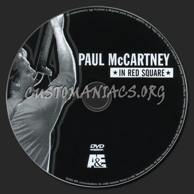 Paul McCartney: In Red Square dvd label