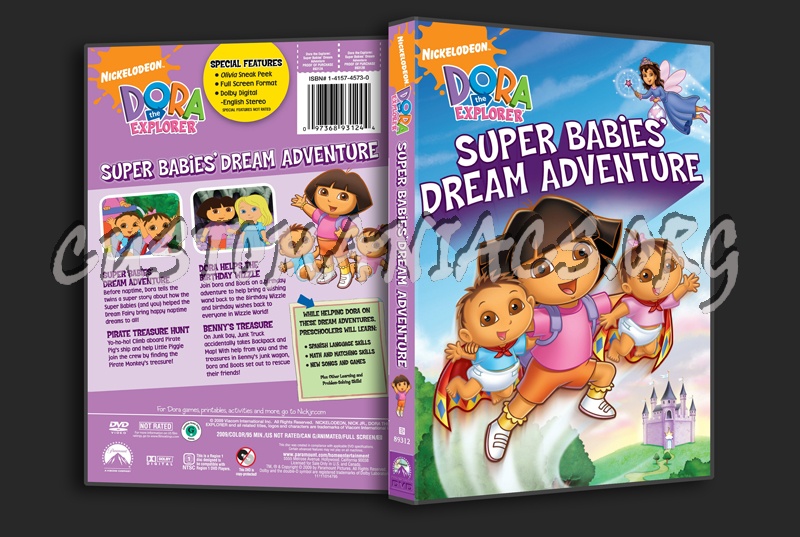 Dora the Explorer: Super Babies' Dream Adventure dvd cover