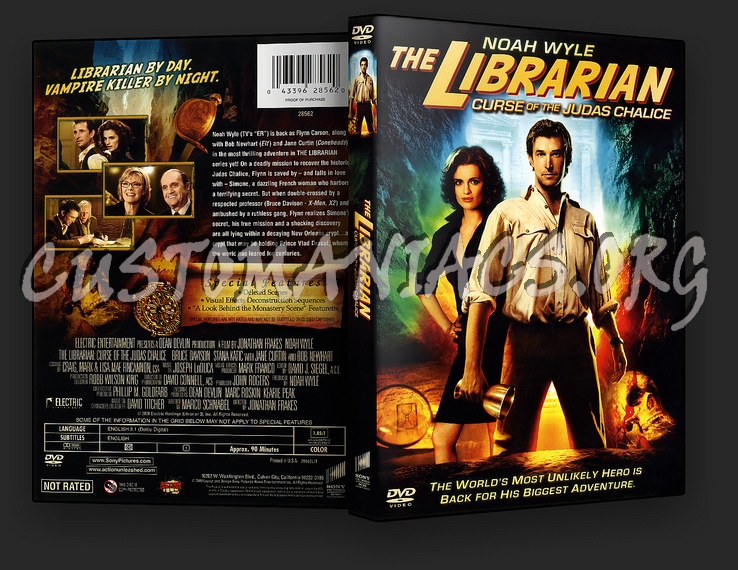 The Librarian: The Curse of the Judas Chalice dvd cover