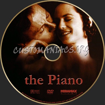 The Piano dvd label