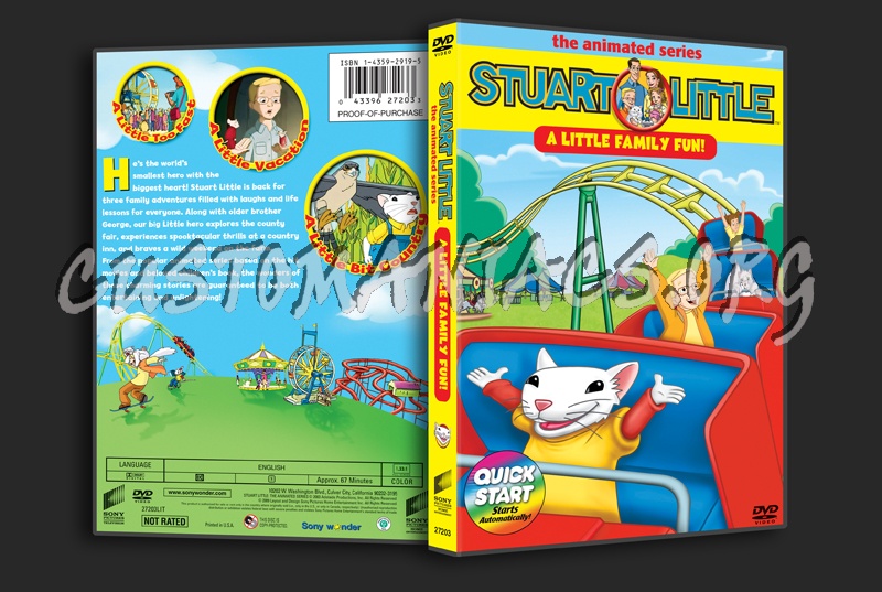 Stuart Little A Little Family Fun dvd cover - DVD Covers & Labels by  Customaniacs, id: 57188 free download highres dvd cover