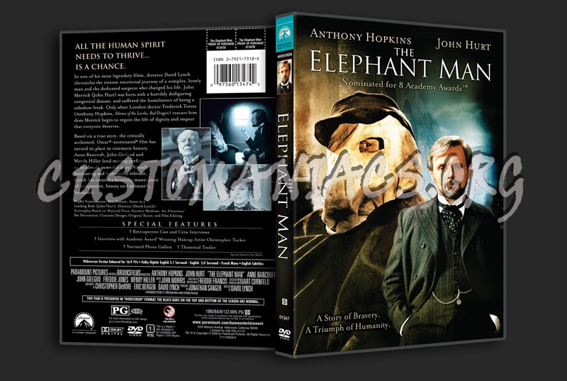 The Elephant Man dvd cover