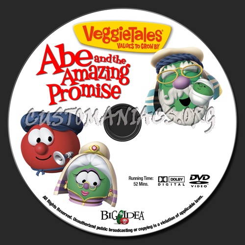 VeggieTales: Abe and the Amazing Promise dvd label