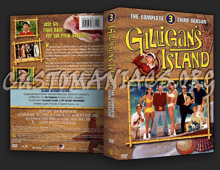 Gilligan's Island The Complete Third Season dvd cover