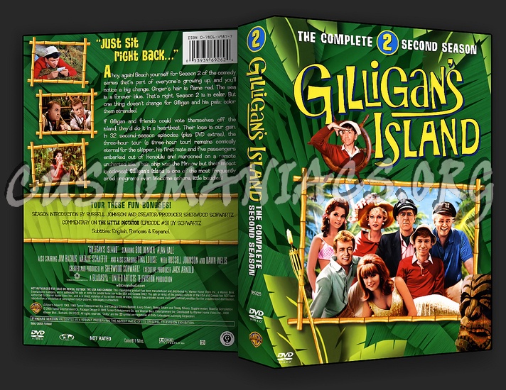 Gilligan's Island The Complete Second Season dvd cover