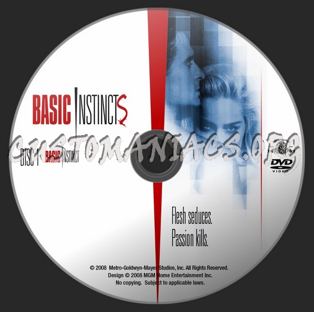 Basic Instinct dvd label