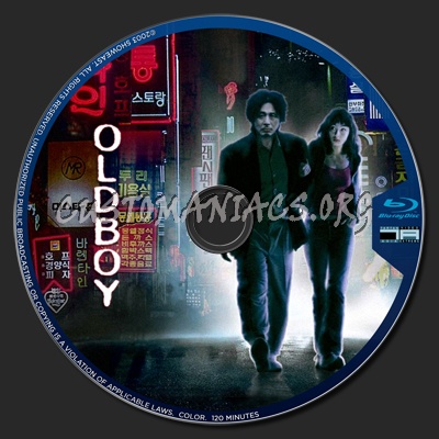 Oldboy blu-ray label