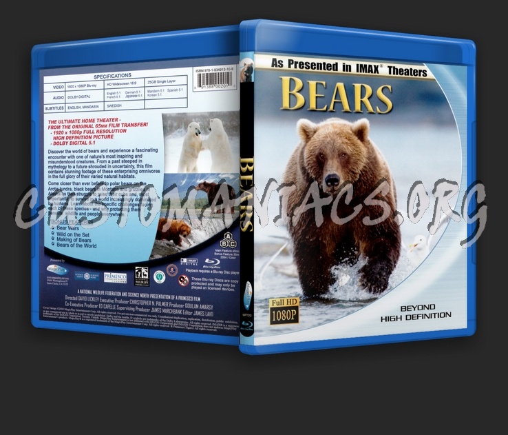 Imax Bears blu-ray cover