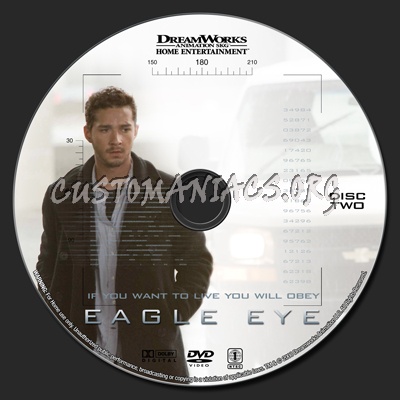 Eagle Eye dvd label