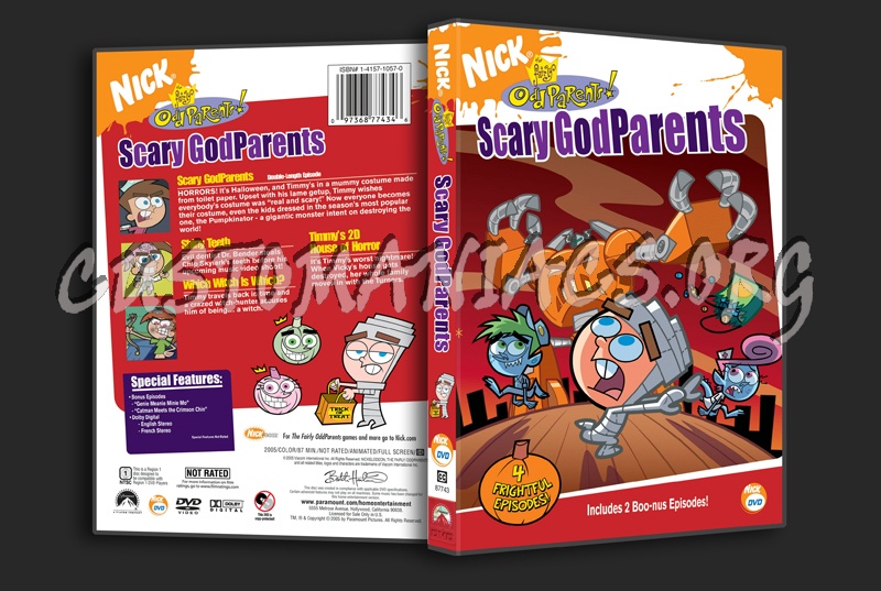The Fairly Odd Parents: Scary Godparents dvd cover