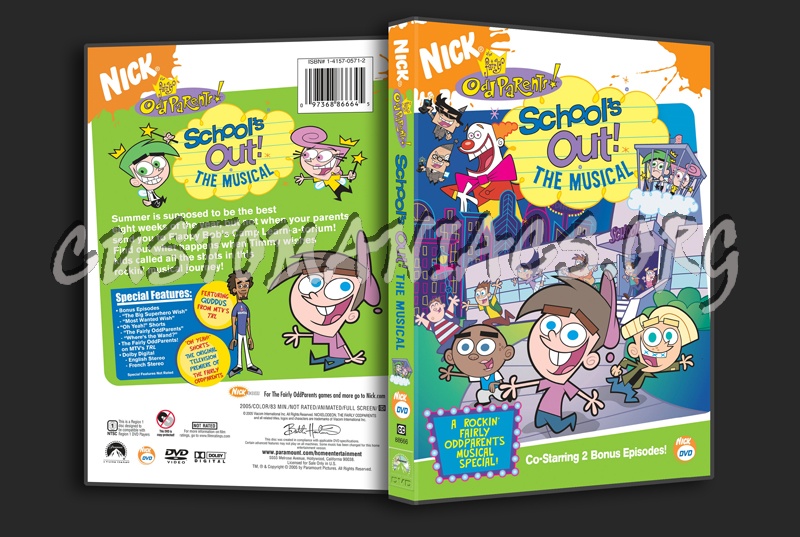 The Fairly Odd Parents: School's Out! The Musical dvd cover