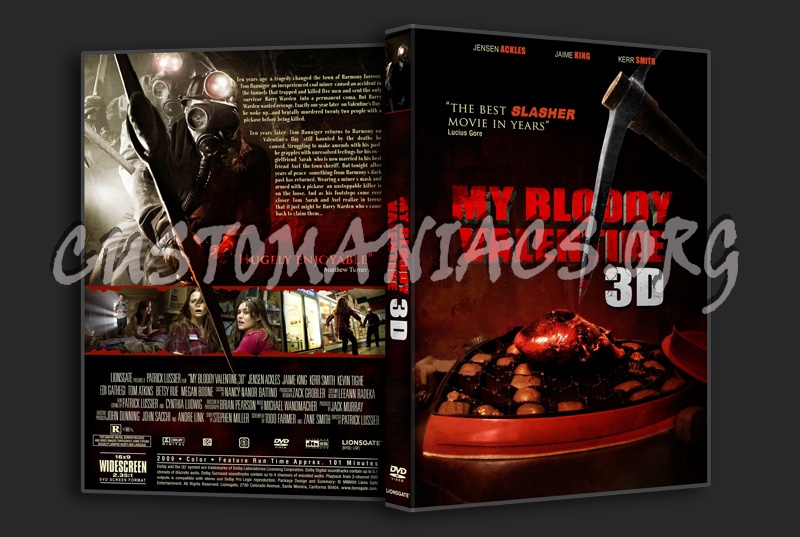 My Bloody Valentine 3D dvd cover