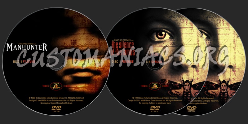Hannibal Lecter Collection dvd label