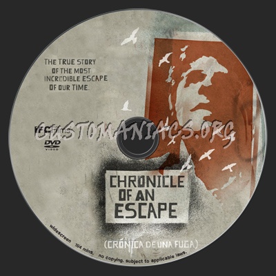 Chronicle of an Escape dvd label
