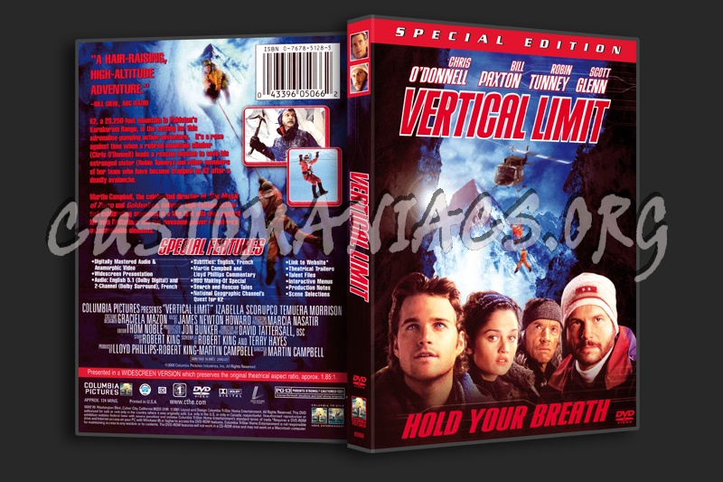 Vertical Limit dvd cover