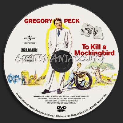 To Kill a Mockingbird dvd label
