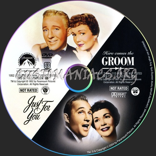 Just For You / Here Comes the Groom dvd label
