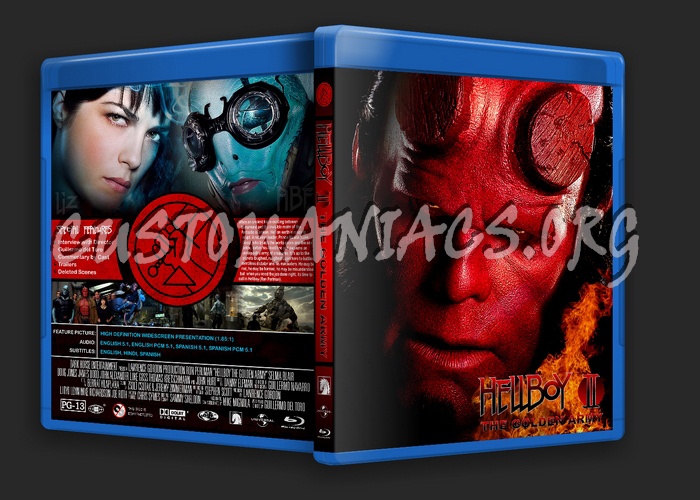 Hellboy II The Golden Army blu-ray cover