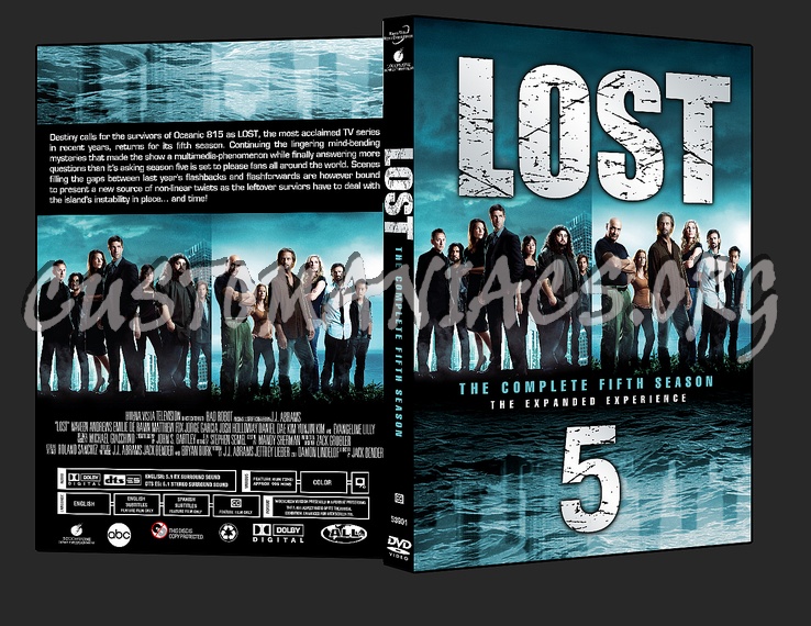 Lost Season 5 dvd cover